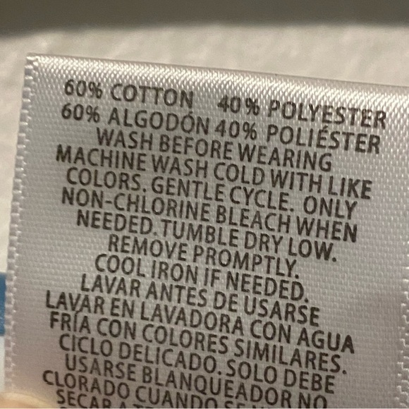 Bobbie Brooks Scrub Shirt Top Women’s Size 2X Cotton Pockets Blue Elastic - Picture 6 of 9